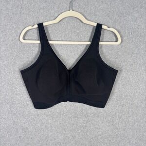 Cacique Bra 40DDD Black Unlined Full Coverage No Wire Free Comfort Straps